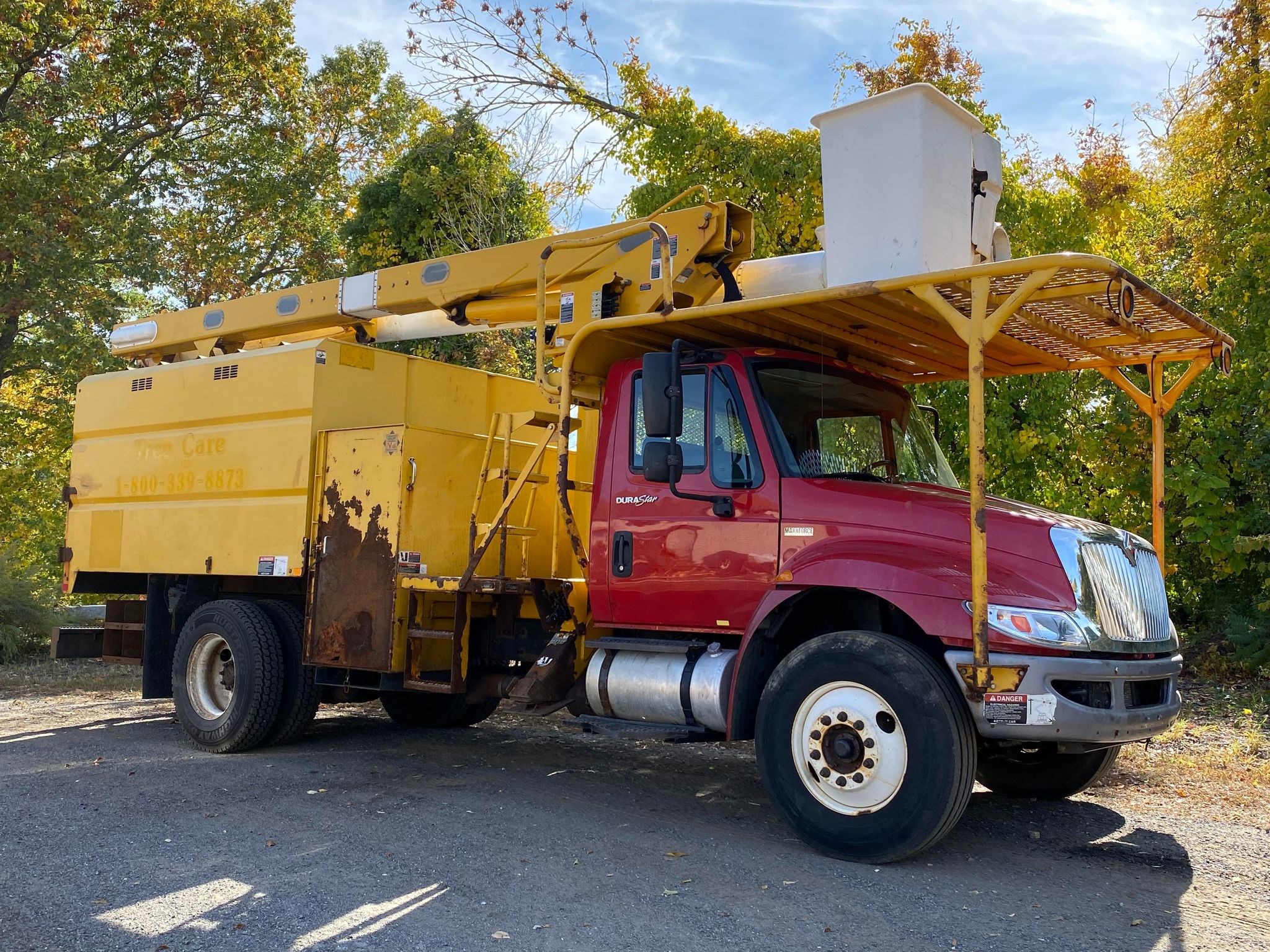 2013 International 4300 Altec Forestry Bucket Truck Platinum Truck