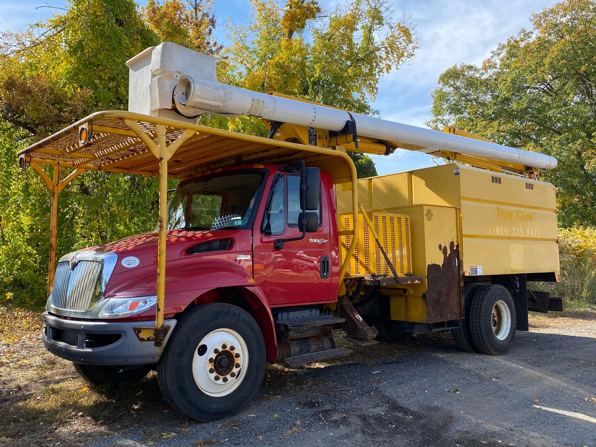 2013 International 4300 Altec Forestry Bucket Truck Platinum Truck