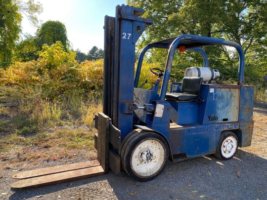 Yale-GLC120SBS096 -Propane-Cushion-Tired-Fork-Lift-Truck