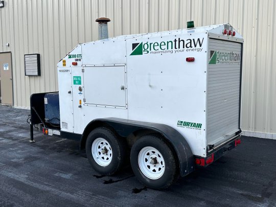 2015-Greenthaw-Dryair-300GTS-Ground-Heater-Concrete-Curing-Heater-Towable-Jobsite-Machine