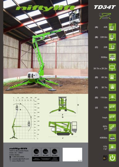 Used-New-Nifty-Niftylift-Boom-Lift-Construction-Life-Tow-Behind-Self-Propelled-Tracked-Diesel-Gas-Electric-Man-Lift-TM34-TM34T-TM42T-TM50-TD34T-TD42T-SD50D-SD60D-4X4-4X4X4-Boom-Lift