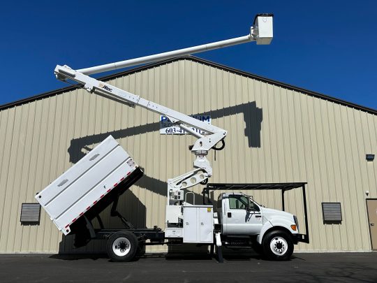 2008-Ford-F750-Altec-Elevator-75'-Forestry-Boom-Bucket-Cherry-Picker-Dump-Truck-Arborist-Truck