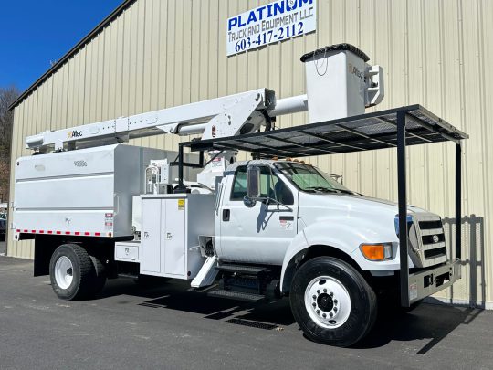 2008-Ford-F750-Altec-Elevator-75'-Forestry-Boom-Bucket-Cherry-Picker-Dump-Truck-Arborist-Truck