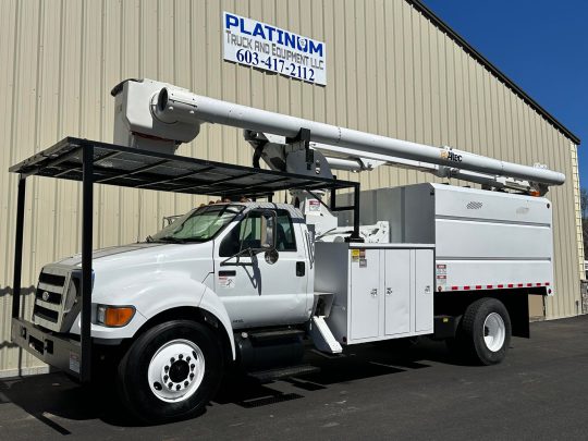 2008-Ford-F750-Altec-Elevator-75'-Forestry-Boom-Bucket-Cherry-Picker-Dump-Truck-Arborist-Truck