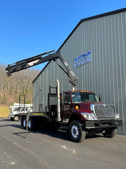 2008-International-7500-Hiab-Knucle-Crane-Boom-Truck-Diesel-Turbo-Flatbed-Crane