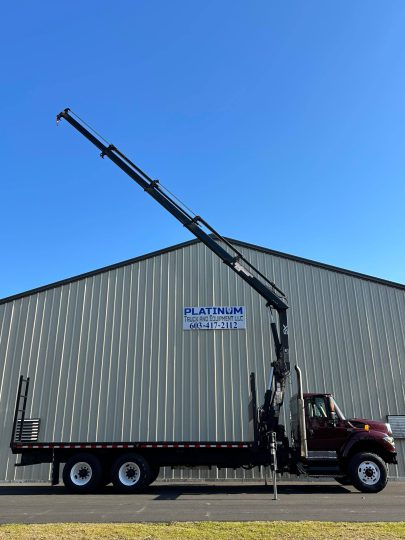 2008-International-7500-Hiab-Knucle-Crane-Boom-Truck-Diesel-Turbo-Flatbed-Crane