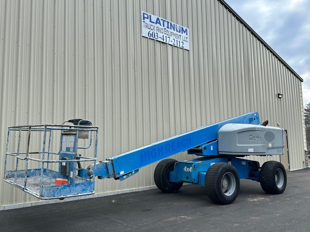 2014 Genie S60X 4x4 High Reach Boom Man Lift Platinum Truck and Equipment