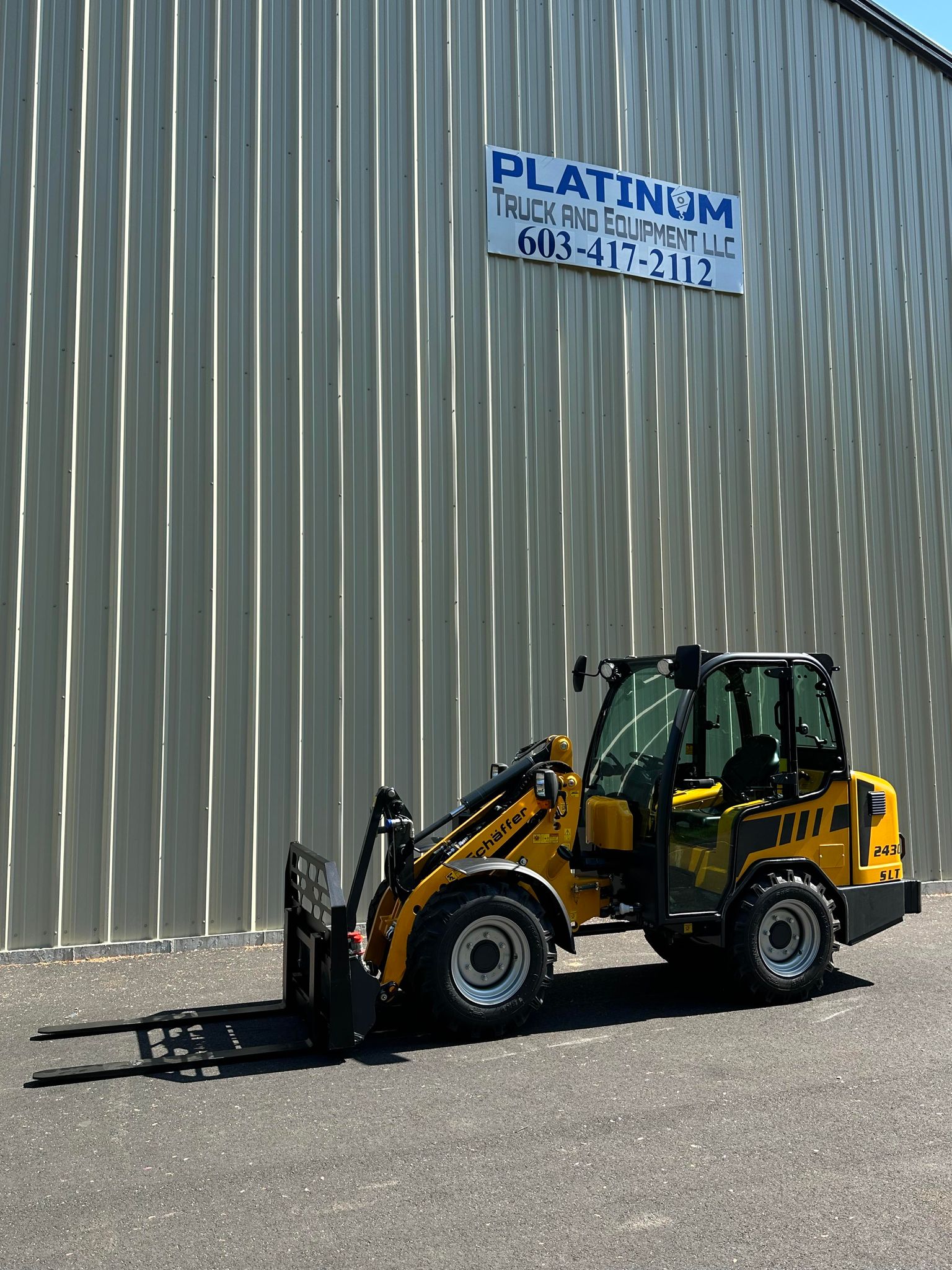 2023 Schaffer 2430 SLTC Enclosed Compact Loader Platinum Truck and