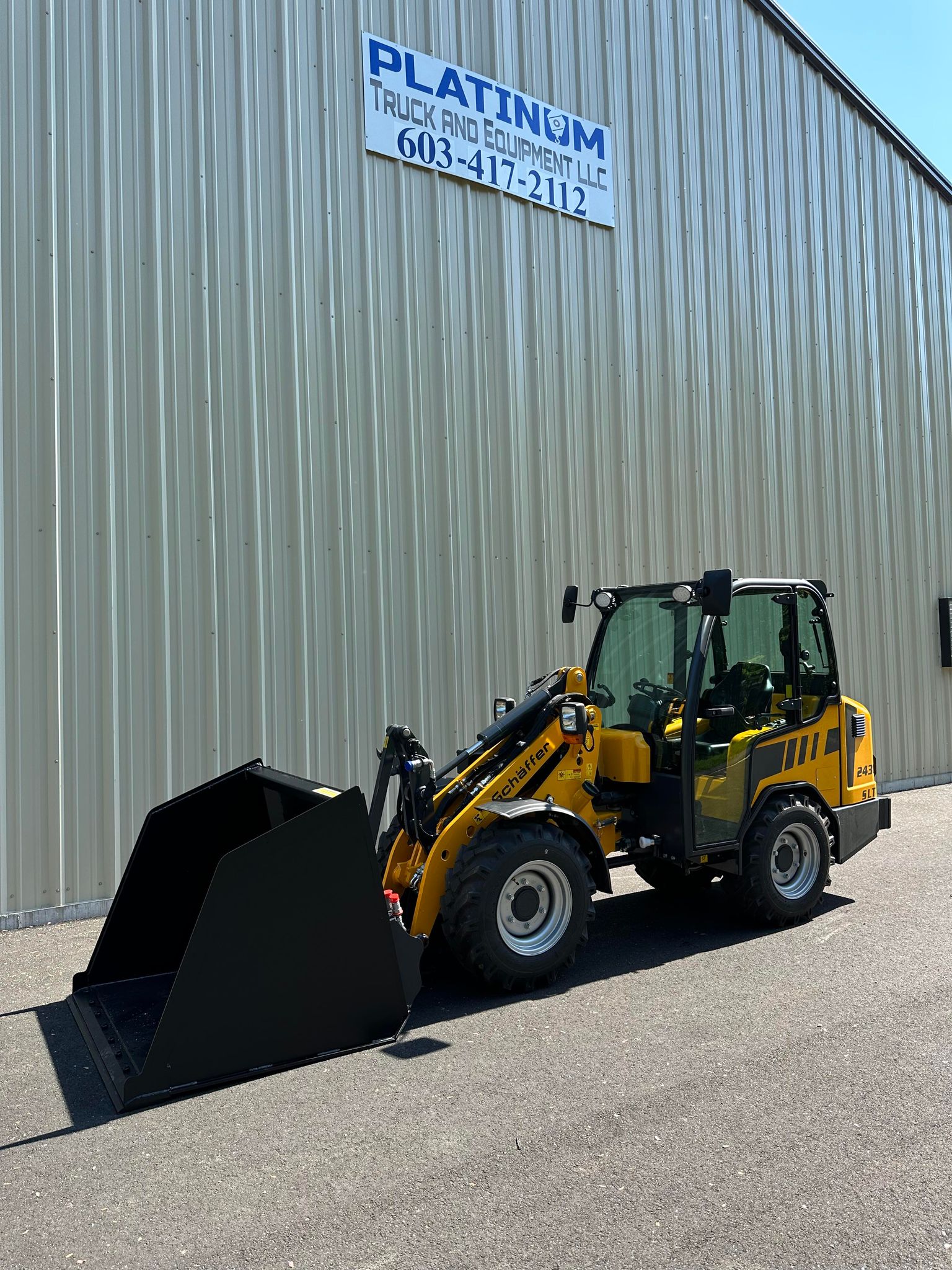 2023 Schaffer 2430 SLTC Enclosed Compact Loader Platinum Truck and