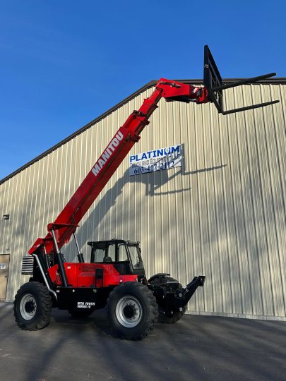 2023-Manitou-MTA10055-Enclosed-Telehandler-Forklift-Fork-Truck-Diesel-4x4