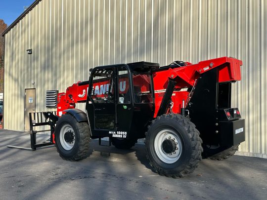 2023-Manitou-MTA10055-Enclosed-Telehandler-Forklift-Fork-Truck-Diesel-4x4