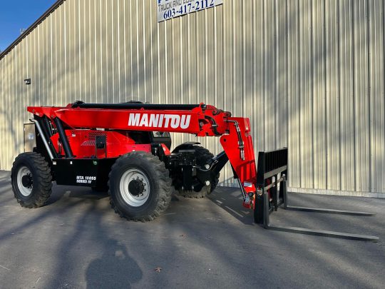 2023-Manitou-MTA10055-Enclosed-Telehandler-Forklift-Fork-Truck-Diesel-4x4