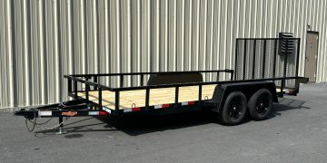 2024-Down-2-Earth-DTE7616UT3.5B-Landscape-Utility-6’4”x16’-Trailer-Black-PTE5010