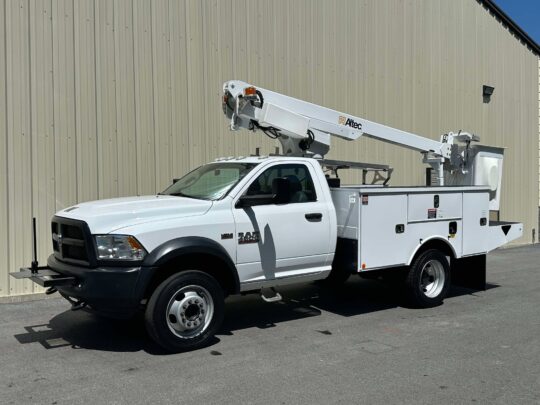 2016-Ram-4500-Altec-Utility-Bucket-Truck-Fiber-Splicing-Truck-Non-Conductive-Man-Lift-Boom-Truck