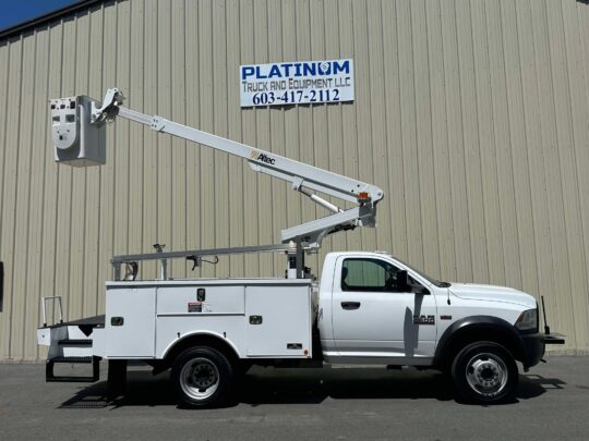 2016-Ram-4500-Altec-Utility-Bucket-Truck-Fiber-Splicing-Truck-Non-Conductive-Man-Lift-Boom-Truck