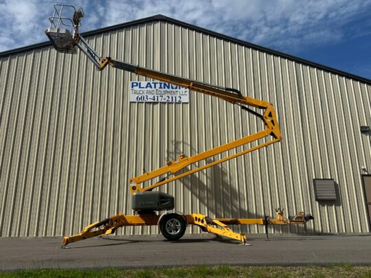 2016-Haulotte-5533A-Tow-Behind-Man-Lift-Cherry-Picker-Boom-Lift-Rental-Tree Work-Diesel-Hybrid-Electric
