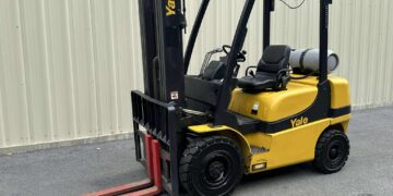 2018-Yale-GP050MX-LPG-Forklift-5k-Lift-Capacity-Warehouse-Forktruck-Diesel-Gas-LPG-Dual-Fuel-Electric