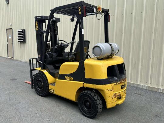 2018-Yale-GP050MX-LPG-Forklift-5k-Lift-Capacity-Warehouse-Forktruck-Diesel-Gas-LPG-Dual-Fuel-Electric