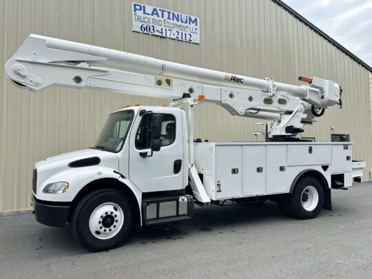 2017-Freightliner-M2-106-Terex-Altec-AA55E-Material-Handler-Utility-Bucket-Boom-Line-Truck-Lineman
