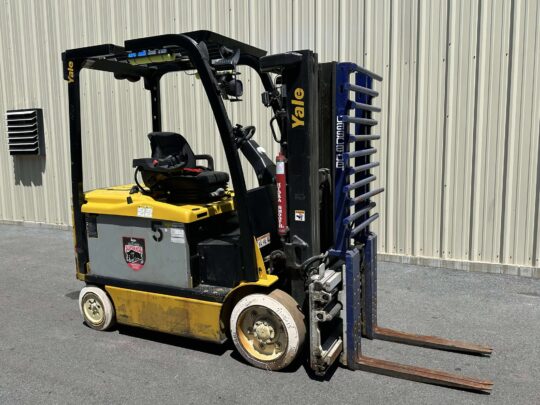 2013-Yale-ERCO65VGN48TE083-Electric-Forklift-Warehouse-Forktruck-Cascade-Pallet-Forks
