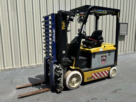 2013-Yale-ERCO65VGN48TE083-Electric-Forklift-Warehouse-Forktruck-Cascade-Pallet-Forks