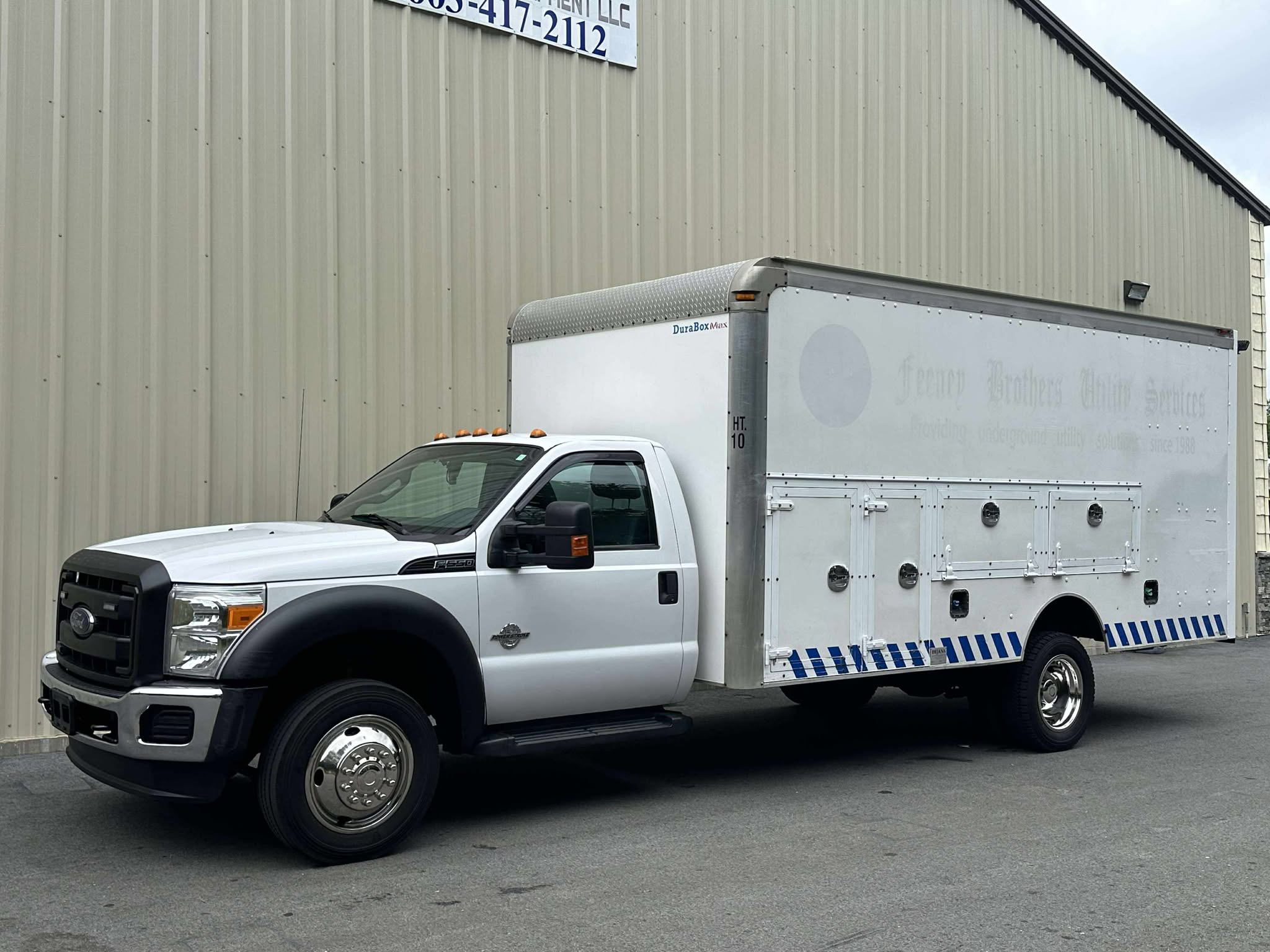 2016-Ford-F550-Utility-Plumber-Electrican-General-Contracting-Van-Box-Diesel-Truck-Hooksett-NH-Truck-Dealer-Ford
