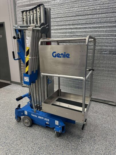 2024-Genie-AWP-230S-Electric-Vertical-Mast-Man-Lift-DC-AC-Electric