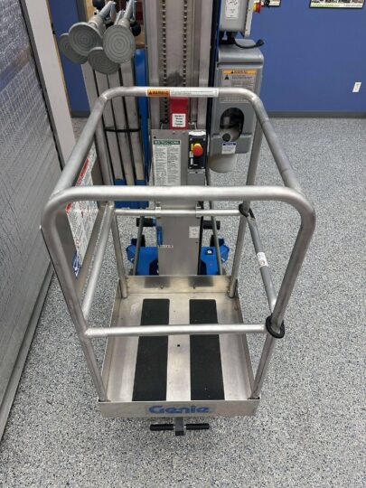 2024-Genie-AWP-230S-Electric-Vertical-Mast-Man-Lift-DC-AC-Electric