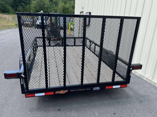 2025-Down2Earth-DTE7610G29-Deck-Over-Equipment-Car-Hauler-Utility-Home Owner-Trailer-Black