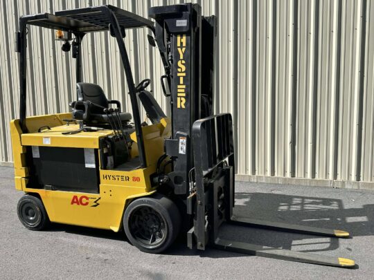 2011-Hyster-E80Z-EP-Electric-Forklift-8K-Capacity-Warehouse-Forktruck-Hyster-Yale-Diesel-LPG