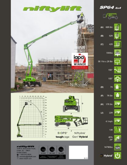2025-Niftylift-SP64D-4X4-Boom-Man-Lift-Diesel-All-Terrian
