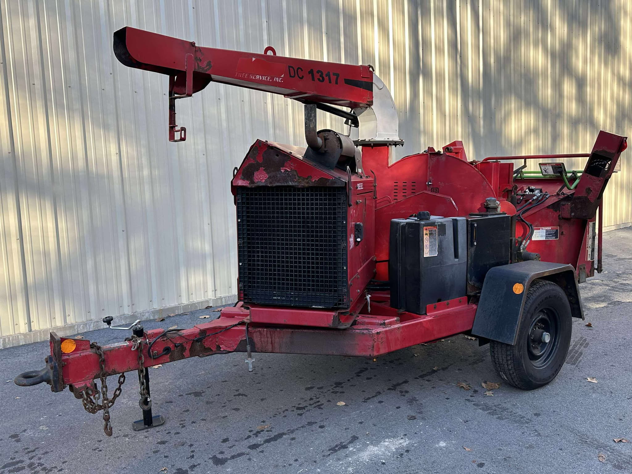 2013-Altec-DC1317-Diesel-Gas-Wood-Chipper-Bandit-Altec-Vermeer-Morbark