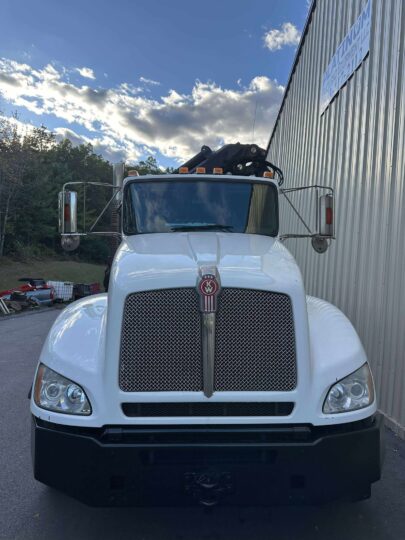 2015-Kenworth-T440-Hiab-Palfinger-Cormach-Fassi-Knuclr-Crane-Boom-Truck-Flatbed-Hauler-Truck