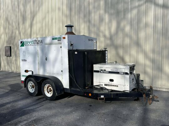 2012-DRYAIR-GREENTHAW-600GTS-GROUND-HEATER W/-GENERATOR-Concrete-Curing-Ground-Thawing-Excavation-Work