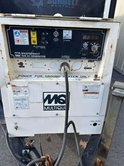 2012-DRYAIR-GREENTHAW-600GTS-GROUND-HEATER W/-GENERATOR-Concrete-Curing-Ground-Thawing-Excavation-Work