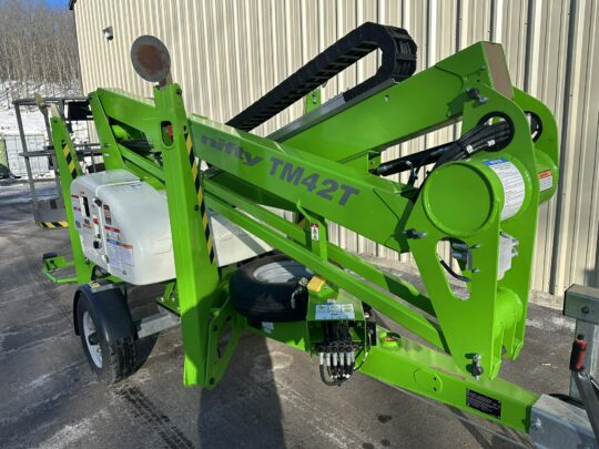 2024-Niftylift-TM42TE-Tow-Behind-Boom-Man-lift-Diesel-Gas-Electric-48'-Haulotte-Hybrid-Dino-Genie-JLG