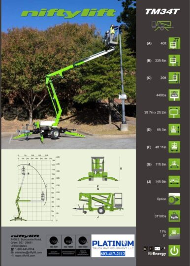 2026-New-Niftylift-TM34TGT-TM34TG-Traction-Drive-Self-Driving-Trailer-Boom-Man-Lift-Electric-Gas-Hybrid-Diesel-40'-Construction-Lift