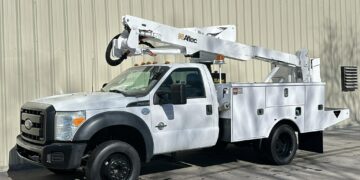 2016-Ford-F550-Altec-Utility-Lineman-Contruction-Boom-Terex-Truck-Bucket-Truck-Diesel-4X4-Utility-Work-Truck