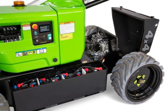 2026-Niftylift-SP34-Hybrid-4x4-Electric-Diesel-Gas-Boom-Man-Lift-Aerial-Lift-Cherry-Picker-Self-Propelled-Backyard-Construction-Lift