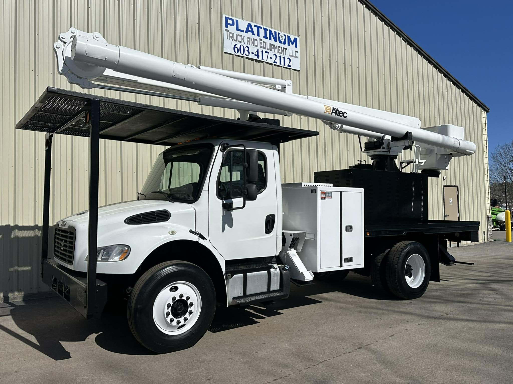 2014-Freightliner-M2-Altec-RM-Rear-Mount-Elevator-Forestry-Bucket-Boom-Truck-Diesel-Auto-Air-Brakes-Altec LRV60E70-75'-4x4-4x2-Peterbilt-Kenworth-Utility-Truck