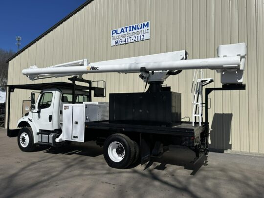 2014-Freightliner-M2-Altec-RM-Rear-Mount-Elevator-Forestry-Bucket-Boom-Truck-Diesel-Auto-Air-Brakes-Altec LRV60E70-75'-4x4-4x2-Peterbilt-Kenworth-Utility-Truck