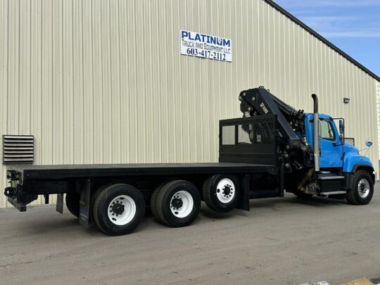 2014-Freightliner-114SD-Hiab-Knuckle-Boom-Crane-Truck-Cormach-Palfinger-Knuckle Crane-Diesel-Automatic-18 Speed-Form Truck-Concrete-Crane