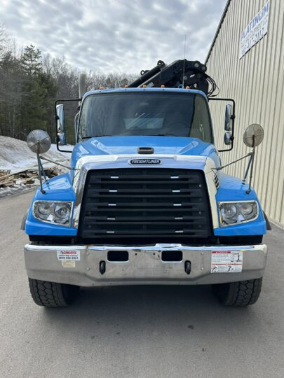 2014-Freightliner-114SD-Hiab-Knuckle-Boom-Crane-Truck-Cormach-Palfinger-Knuckle Crane-Diesel-Automatic-18 Speed-Form Truck-Concrete-Crane