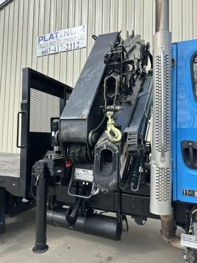 2014-Freightliner-114SD-Hiab-Knuckle-Boom-Crane-Truck-Cormach-Palfinger-Knuckle Crane-Diesel-Automatic-18 Speed-Form Truck-Concrete-Crane