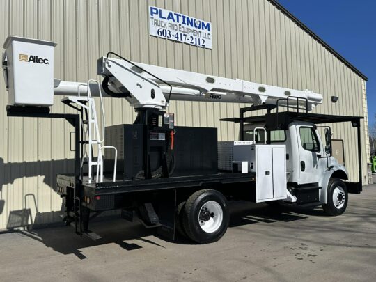 2014-Freightliner-M2-Altec-RM-Rear-Mount-Elevator-Forestry-Bucket-Boom-Truck-Diesel-Auto-Air-Brakes-Altec LRV60E70-75'-4x4-4x2-Peterbilt-Kenworth-Utility-Truck