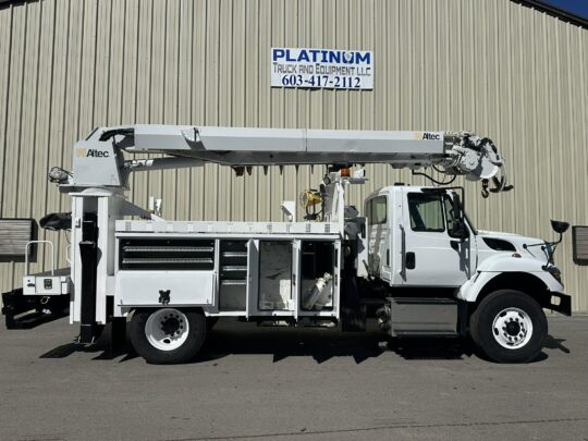 2016-International-7400l-Altec-DB-Digger-Derrick-Corner-Mount-DM47B-BC-Puller-Cable-Truck-Crane-Utility-Line-Truck