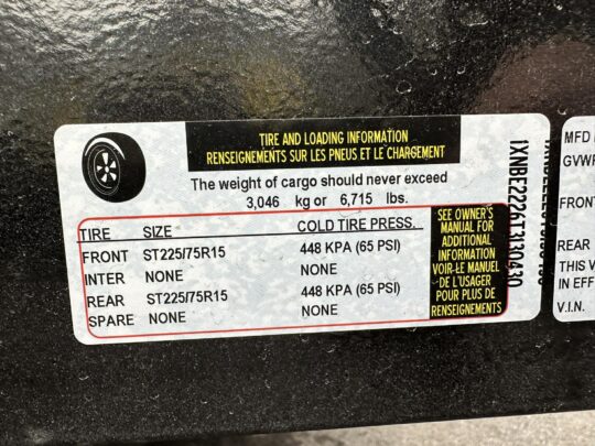 2026-Down-2-Earth-DTE8220ER5.2B-Equipment-Utility-6’8”x20’-Trailer-Black