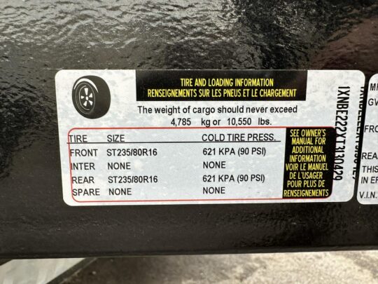 2026-Down2Earth-DTE8222ER7B-Deck-Over-Equipment-Car-Hauler-Trailer