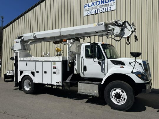 2016-International-7400l-Altec-DB-Digger-Derrick-Corner-Mount-DM47B-BC-Puller-Cable-Truck-Crane-Utility-Line-Truck