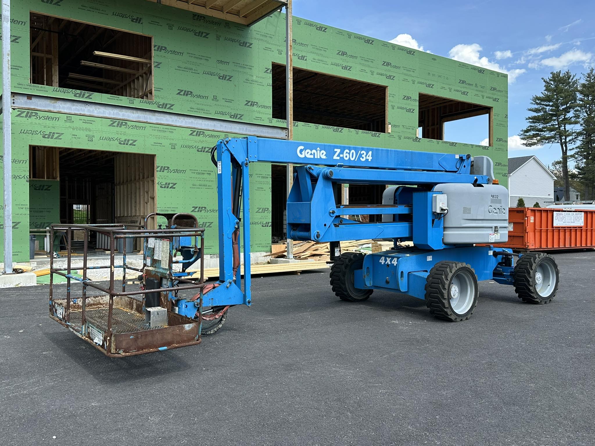 2014-Genie-Z-60/34-4×4-Boom-Man-Lift-Diesel-Hybrid-Electric-Gas-LPG-Construction-Lift-JLG-MEC-Skyjack-Snorkel-Niftylift-Haulotte-60'-Articulating-4x2-Exterior-Lift